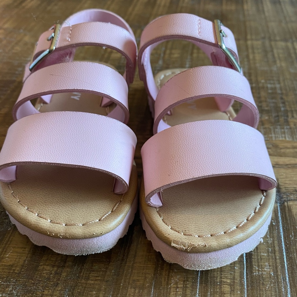 Old Navy Wide Strap Pink Sandals